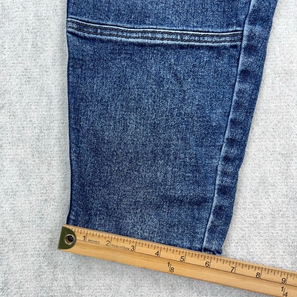 Maurices Jeans Women 4 Straight Leg High Rise Cargo Pockets Relaxed Fit Baggy - Picture 5 of 12